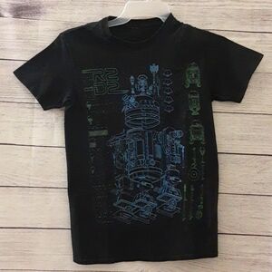Star Wars Inside R2D2 Graphic Tee Youth Large PTP 16"
